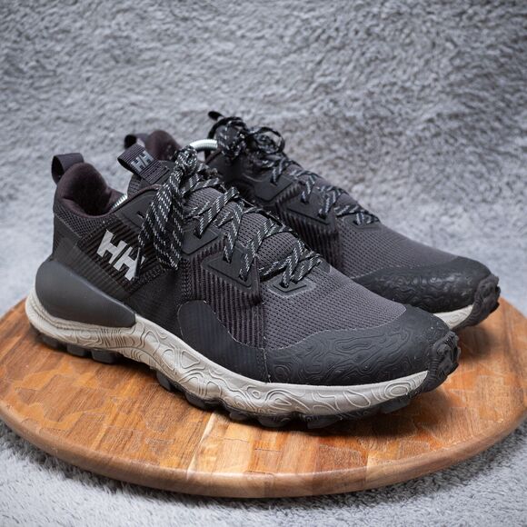 Helly Hansen Hawk Stapro Trail Black Running Shoes Men Size 10 - Picture 1 of 7